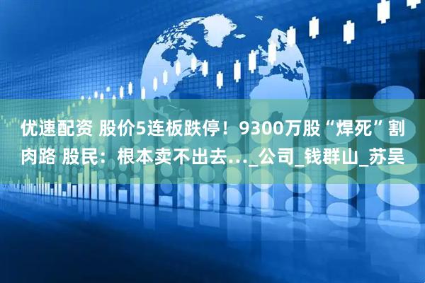 优速配资 股价5连板跌停！9300万股“焊死”割肉路 股民：根本卖不出去…_公司_钱群山_苏吴