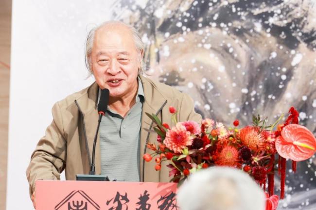 天津美术家协会主席、中国美术家协会原副主席王书平致辞