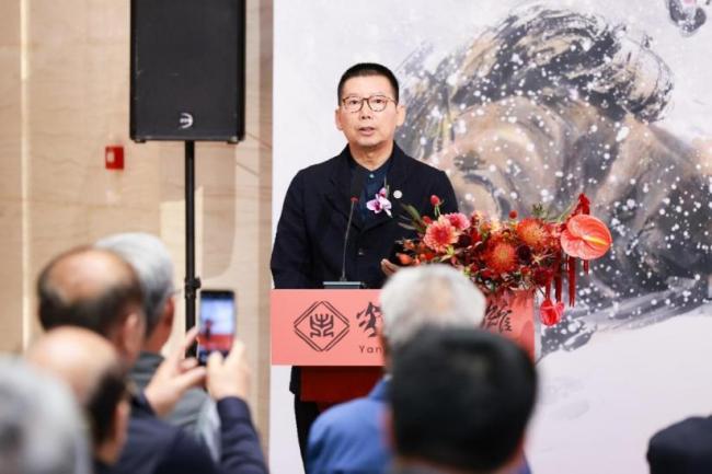 中国画院执行院长兆学军致辞